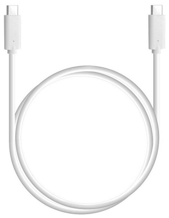 Bion Кабель для зарядки USB Type-C to Type-C (CM/CM) 3A 60W 1м белый (BXP-CCP-USBC-CMCM-1M-W)