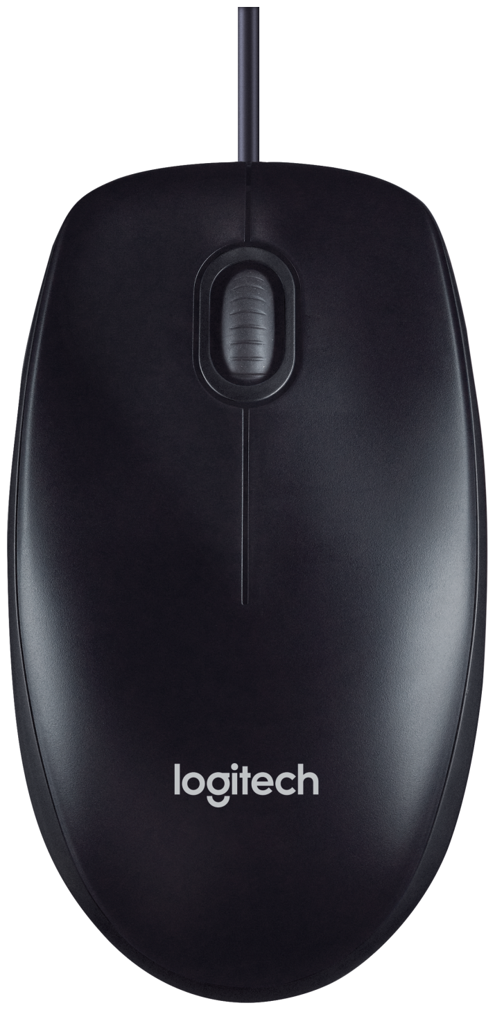 Мышь Logitech M90 Black (черная,оптическая, 1000dpi, USB, 1.8м) (арт. 910-001970, M/N: M-U0026) - фото №1