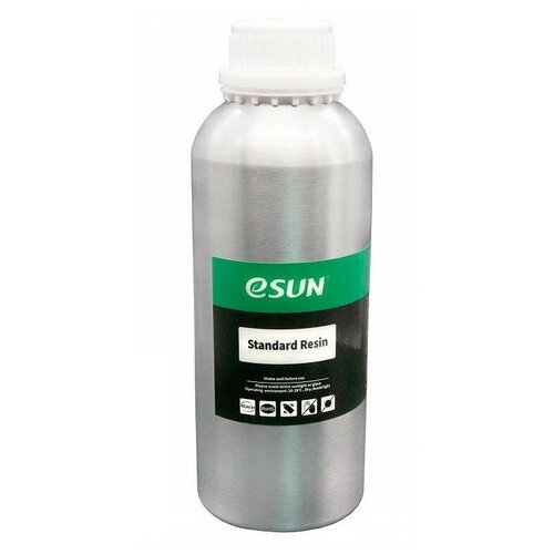 Фотополимерная смола ESUN Standard белая 1л фотополимерная смола esun water washable 0 5 кг телесный