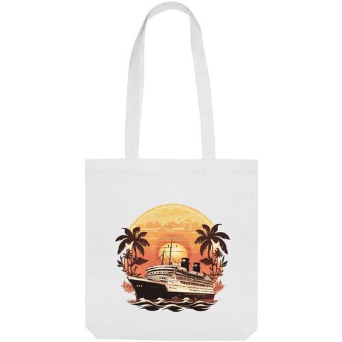 фото Сумка шоппер us basic, белый