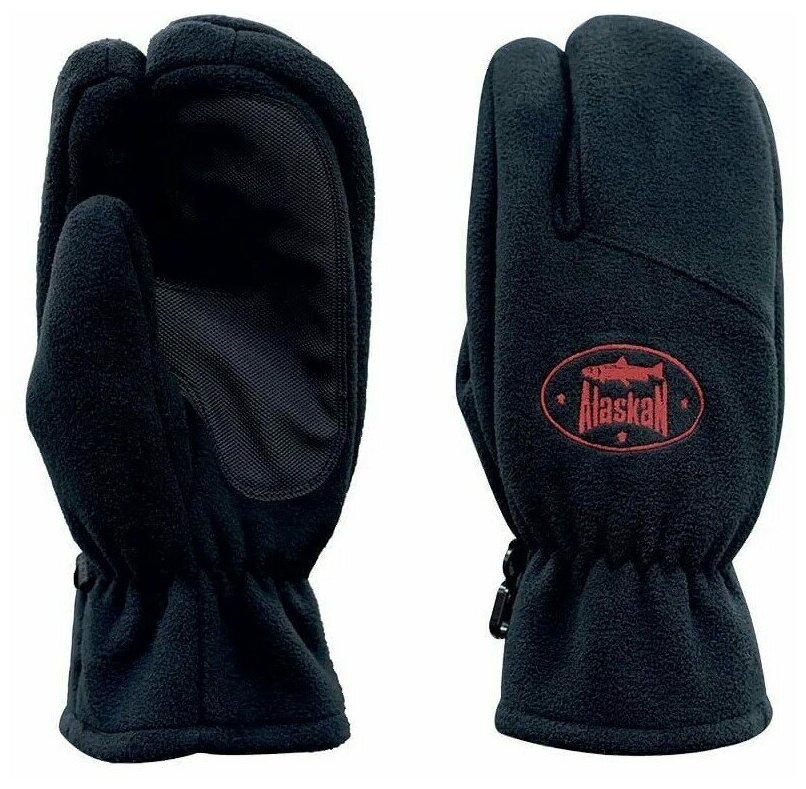Варежки-перчатки Alaskan COLVILLE 2F, цв. чёрный, р-р XL