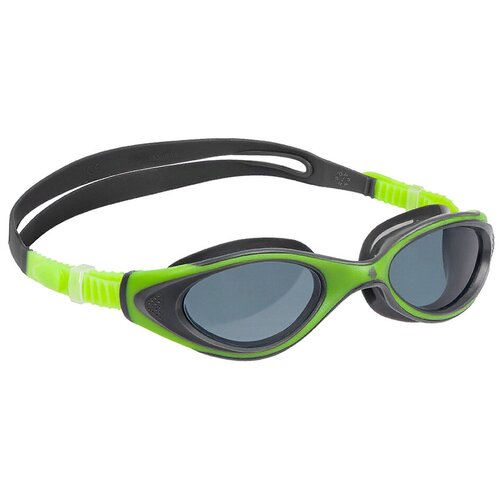 фото Очки для плавания mad wave automatic junior flame, green/grey