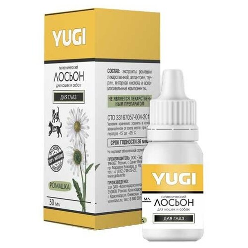 Лосьон YUGI очищающий для глаз 30мл, шт