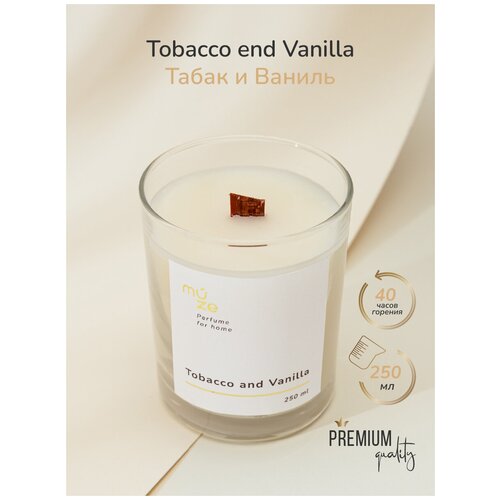Свеча ароматическая Tobacco and Vanilla 250 мл