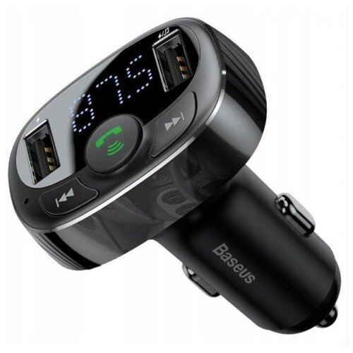 Автомобильное зарядное устройство Baseus T-typed Wireless MP3 Charger (CCTM-01) с FM-трансмиттером