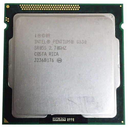 Процессор Intel Pentium G630 Sandy Bridge LGA1155, 2 x 2700 МГц, OEM процессор intel celeron g530 sandy bridge lga1155 2 x 2400 мгц hpe