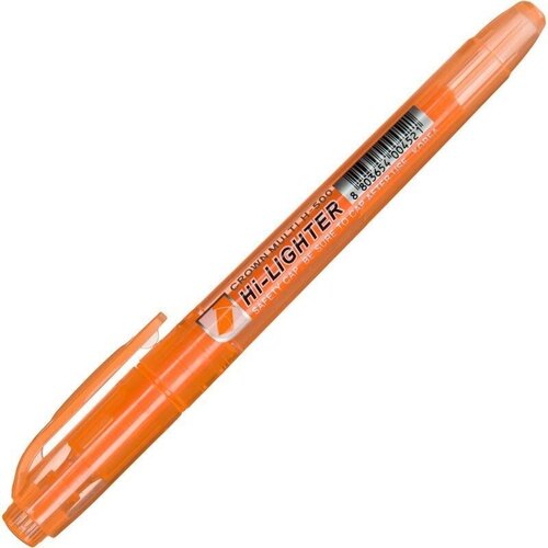 Набор маркеров-текстовыделителей Crown Multi Hi-Lighter (1-4мм, 6 цветов) 6шт. (H-500-6), 24 уп. crown набор текстовыделителей multi hi lighter оранжевый 12 шт 12 шт