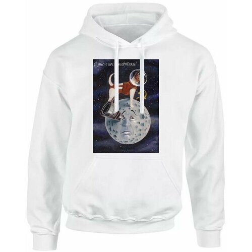 фото Худи, размер 48, белый migom