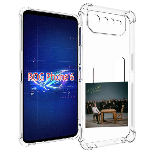 Чехол MyPads Не Ангел LIZER для Asus ROG Phone 6 задняя-панель-накладка-бампер