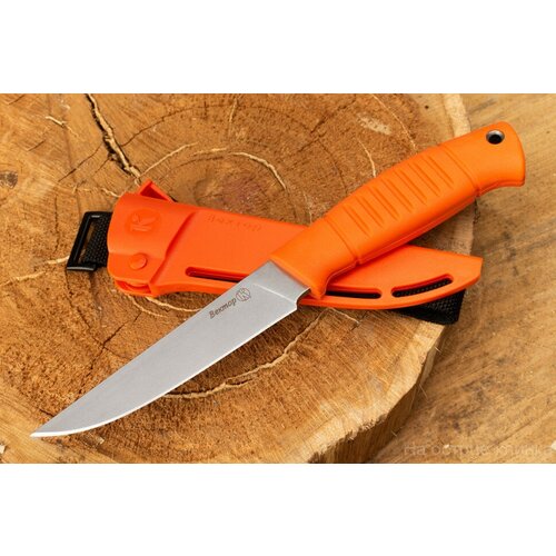 Нож Вектор оранжевый (AUS-8, черный, эластрон) нож вектор оранжевый aus 8 полированный эластрон