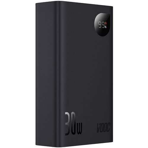 Внешний аккумулятор повербанк Baseus Adaman2 20000mAh 30W VOOC Edition черный PPAD050001 478300₽