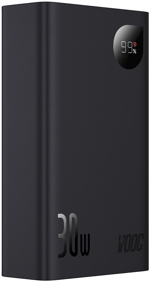 Внешний аккумулятор повербанк Baseus Adaman2 20000mAh 30W (VOOC Edition) черный (PPAD050001)