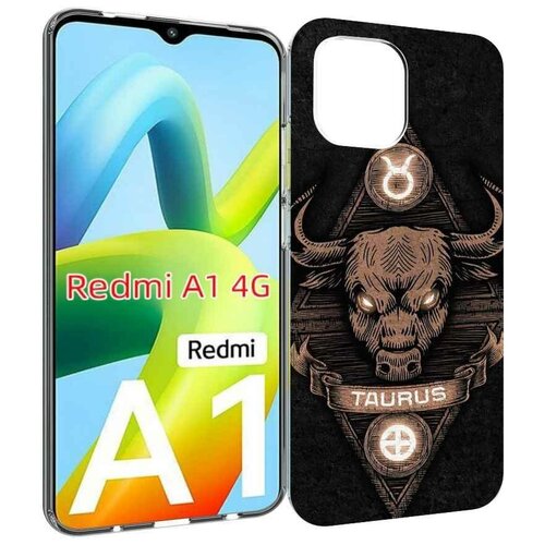 Чехол MyPads знак зодиака телец 2 для Xiaomi Redmi A1 задняя-панель-накладка-бампер