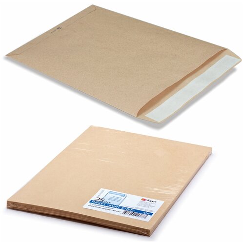 конверт 324 229 с4 белый стрип курт с40 10 50с Конверт-пакеты курт 161150.25, комплект 3 шт.