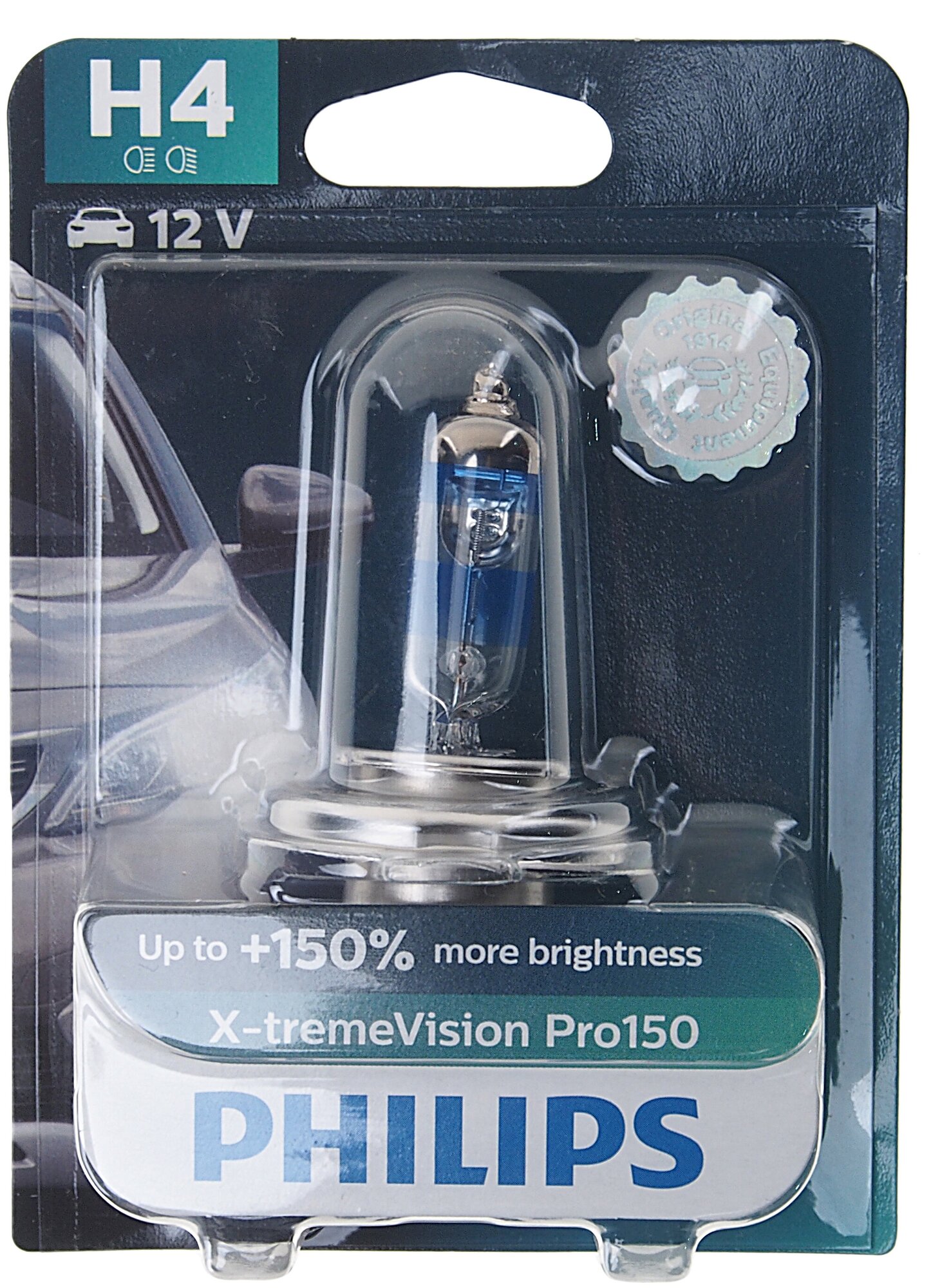 Лампа h4 x-treme vision pro150, 1шт