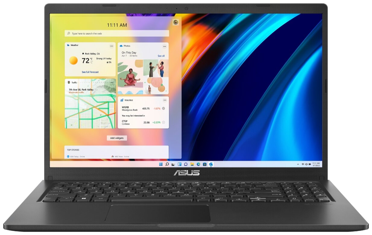 15.6" Ноутбук ASUS VivoBook 15 X1500EA-BQ2340 1920x1080, Intel Core i5 1135G7 2.4 ГГц, RAM 16 ГБ, DDR4, SSD 512 ГБ, Intel Iris Xe Graphics, без ОС, 90NB0TY5-M01CP0, черный