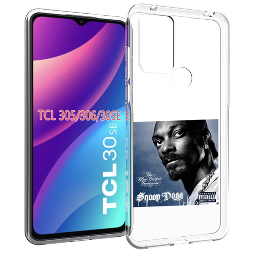 Чехол MyPads Snoop Dogg THA BLUE CARPET TREATMENT для TCL 30SE / TCL 305 / TCL 306 / TCL 30E задняя-панель-накладка-бампер чехол mypads snoop dogg reincarnated для tcl 30se tcl 305 tcl 306 tcl 30e задняя панель накладка бампер