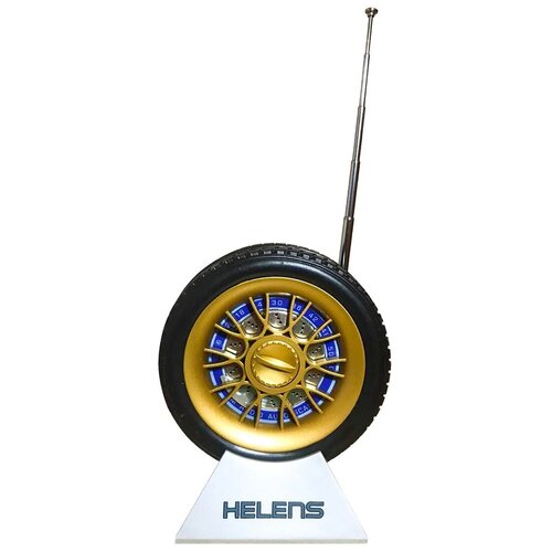 Портативный настольный радиоприемник цифровое FM-радио HELENS НС 110FM от 2 батареек AAA с телескопической антенной 65000₽