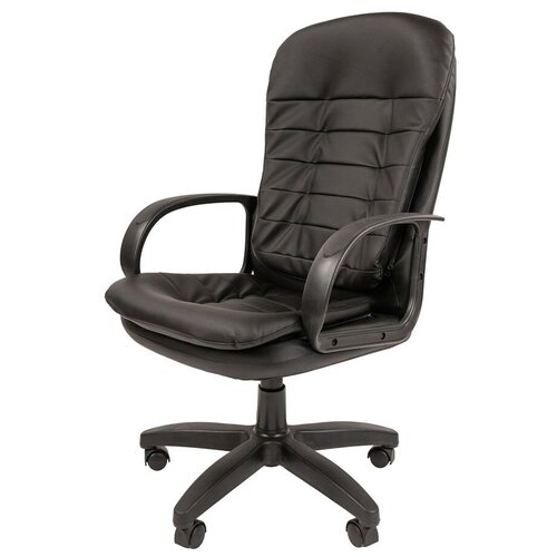 Стандарт СТ-95 чёрное Офисное кресло (экокожа)