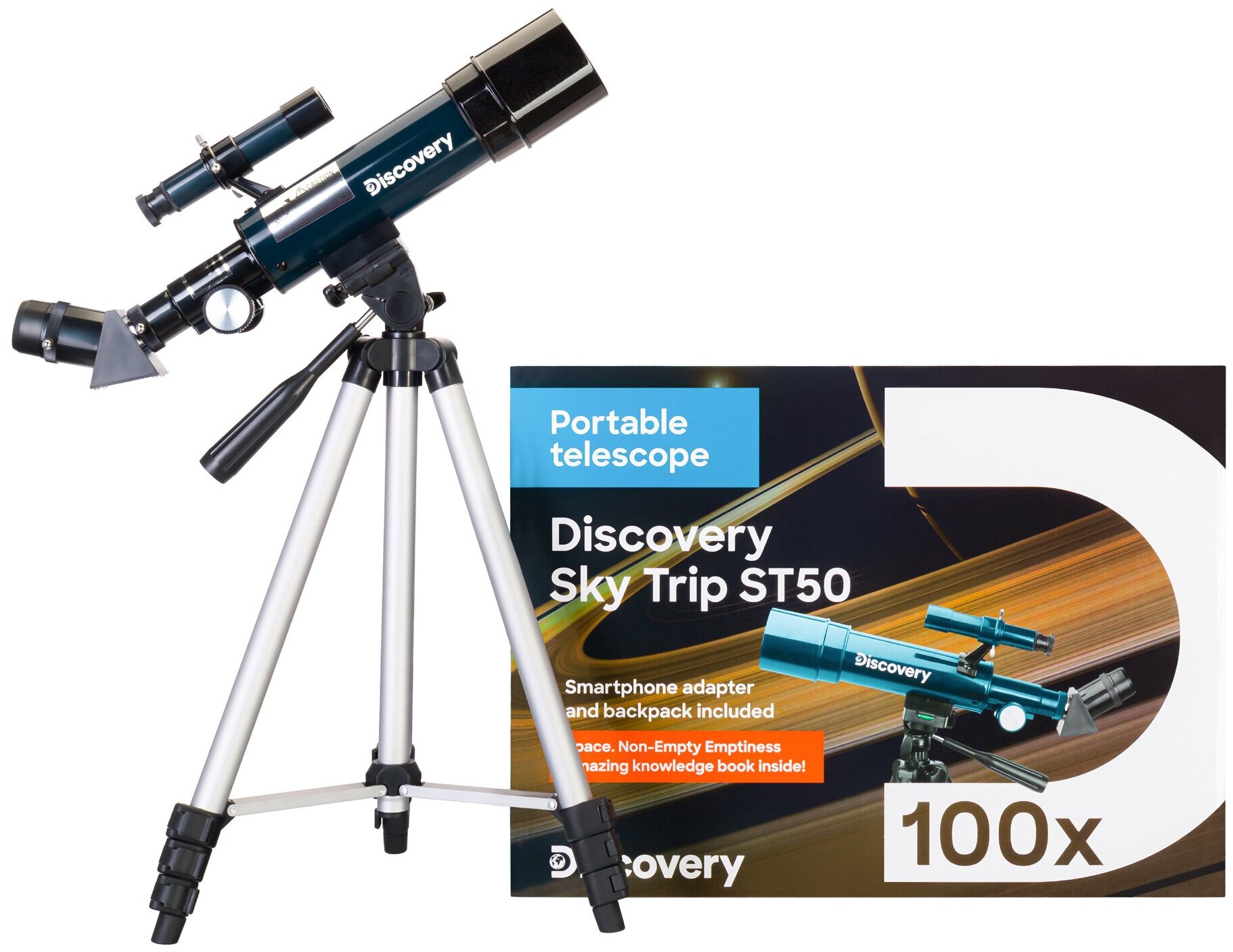 Телескоп Discovery Sky Trip ST50 с книгой - фото №5