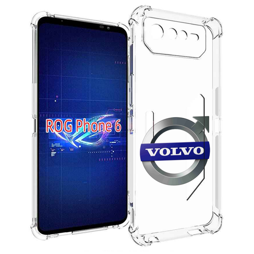 Чехол MyPads volvo мужской для Asus ROG Phone 6 задняя-панель-накладка-бампер чехол mypads audi ауди 6 мужской для asus rog phone 6 задняя панель накладка бампер