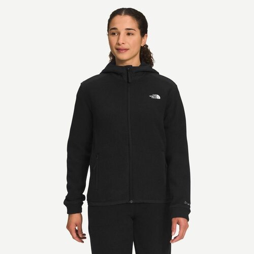 фото  куртка the north face, капюшон, размер l (48), черный