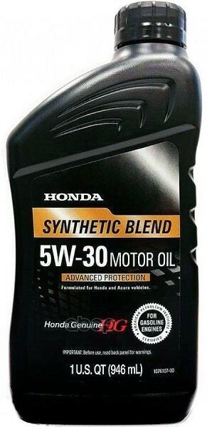 HONDA 08798-9134_Масло Моторное! 5W30 (0.946L) Us, Synthetic Blend Api Sn