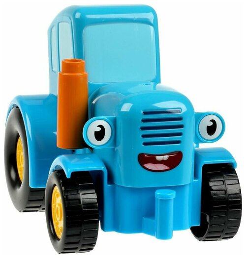 Конструктор большие кубики: синий трактор, 4 дет. Город мастеров / конструкторы