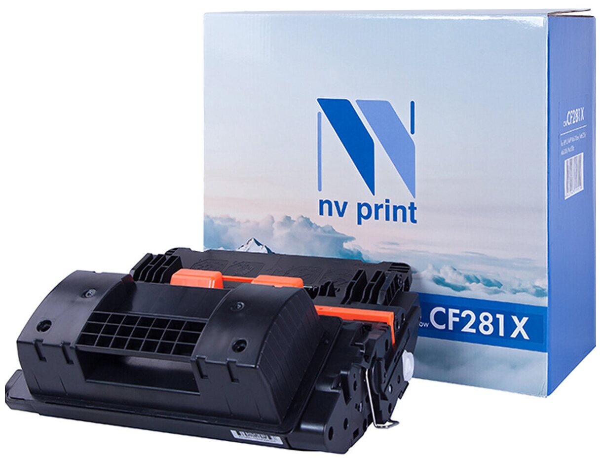 Лазерный картридж NV Print NV-CF281X для HP LaserJet Enterprise M605dn, 606dn, MFP-M630dn (совместимый, чёрный, 25000 стр.)