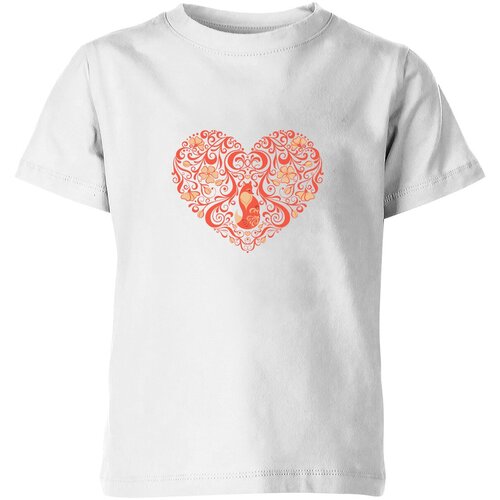 Футболка Us Basic, размер 10, белый женская футболка сердце с лисичкой m белый