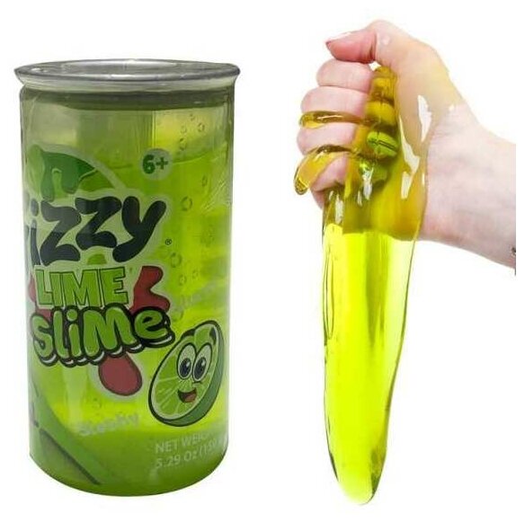 Слайм "Fizzy Lime Slime" Газировка, цвет салатовый Junfa ST81