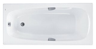 Акриловая ванна Roca Sureste 170х70 с ручками, каркас, слив-перелив (ZRU9302769 + ZRU9302771)