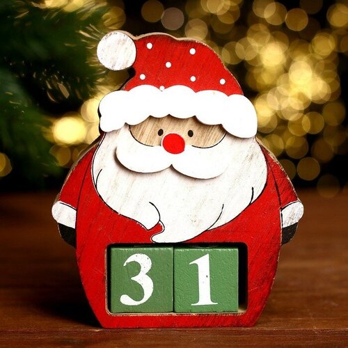Вечный календарь «Дед Мороз» 12,5 × 3,5 × 13 см printio календарь а2 дед мороз из контркультуры