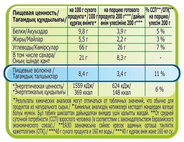 Каша Быстров Овсяная с Лесными ягодами (17 шт/уп) - фотография № 3