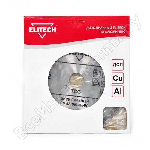 Диск пильный твердосплавный ELITECH Ф255х30мм 100зуб. (1820.116900) диск пильный твердосплавный по алюминию 180х20 16 64зуб 2 2мм гранит 718064