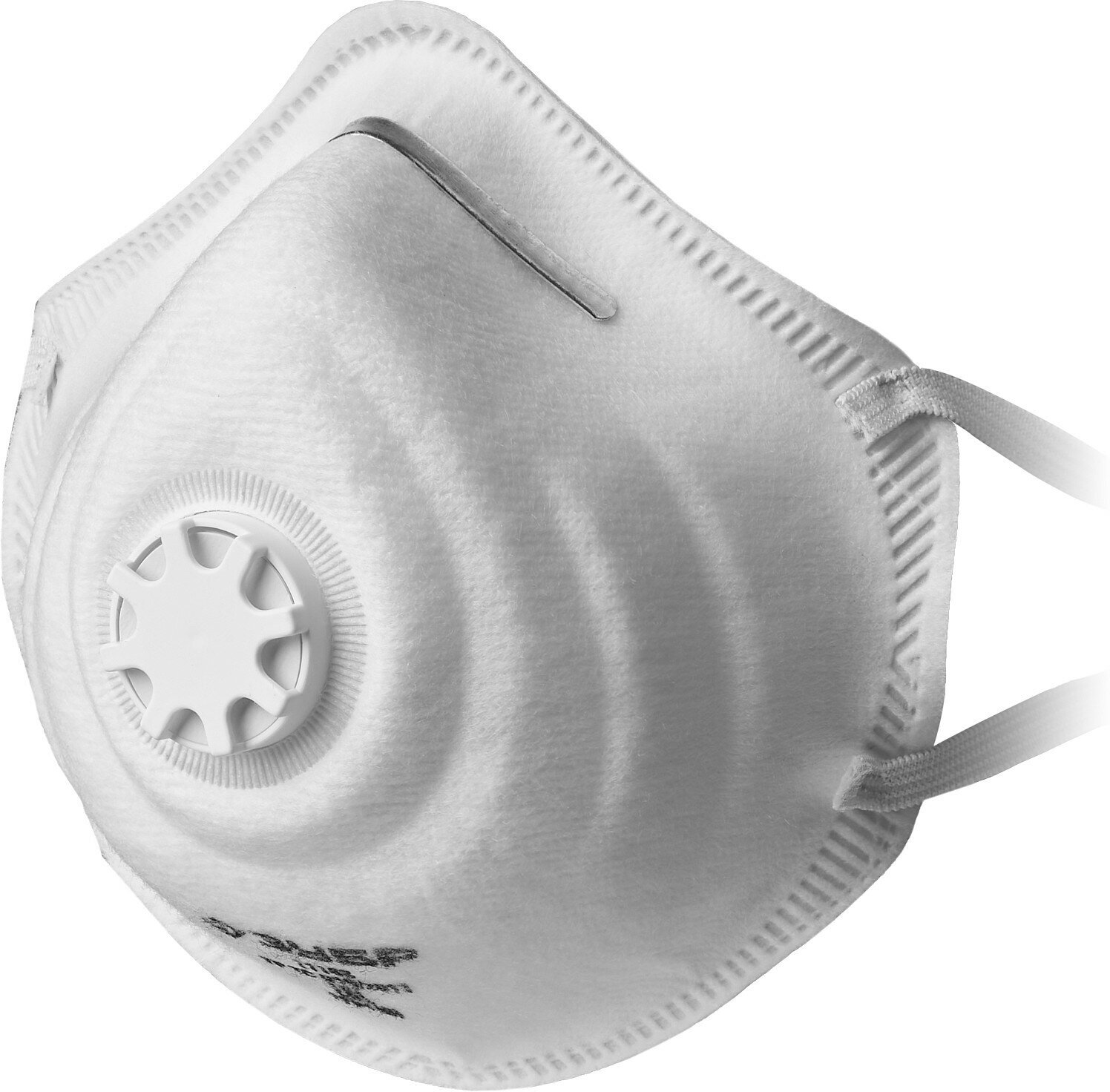 фото Коническая фильтрующая полумаска ЗУБР ФК-80, класс защиты FFP1, с клапаном выдоха