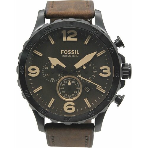 Наручные часы FOSSIL, серебряный наручные часы fossil nate jr1487 коричневый черный
