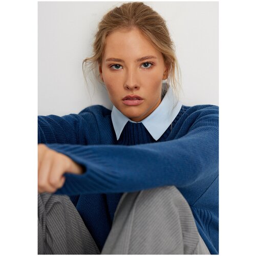 Свитер со стойкой NICEONE [Синий, S]