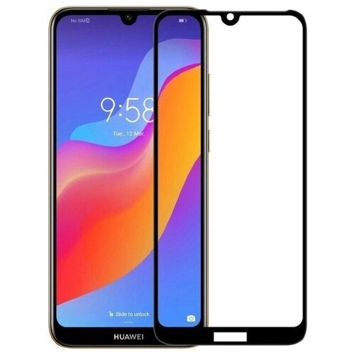 Защитное стекло Полное покрытие для Huawei Y6 2019/Y6s/Honor 8A/8A Pro Черное new lcd screen for huawei y6 y6s y6 pro display touch for honor 8a lcd jat lx1 lx3 replacement