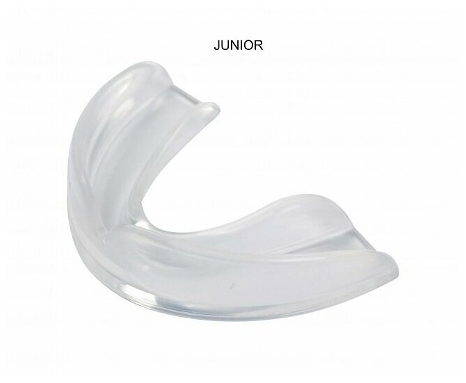 Капа одночелюстная Single Mouth Guard Thermo Flexible прозрачная, размер Junior