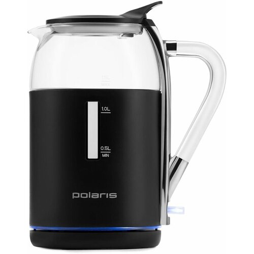 Чайник электрический Polaris PWK 1563CGL 2200Вт черный и прозрачный 420200₽