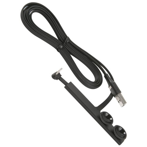 Дата кабель USB - Lightning USAMS U39 Gamer series с присоской/Провод USB - Lightning/Кабель USB - Lightning разъем/Зарядный кабель черный (SJ379USB01)