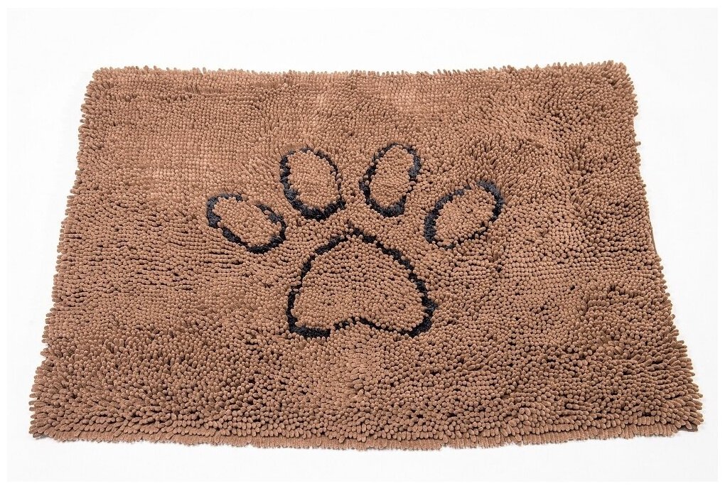 Коврик для собак Dog Gone Smart Doormat, супервпитывающий, цвет: коричневый, 66 х 89 см