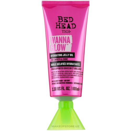 TIGI / Bed Head Wanna Glow Hydrating Jelly Oil - Увлажняющее желеобразное масло для сияющих гладких волос, 100 мл