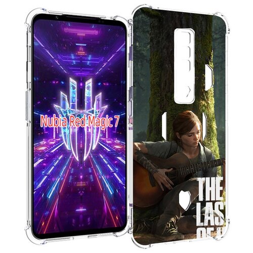 чехол mypads the last of us part ii для zte nubia red magic 7s pro задняя панель накладка бампер Чехол MyPads The Last of Us Part II для ZTE Nubia Red Magic 7 задняя-панель-накладка-бампер