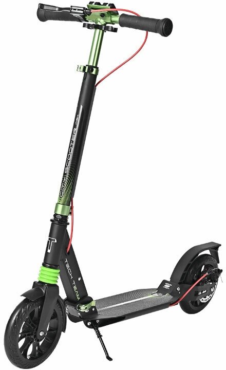Самокат TECH TEAM City Scooter Disk Brake 2022 зеленый