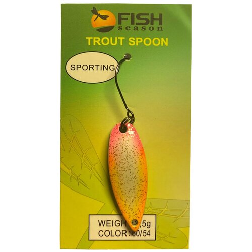 фото Блесна форелевая fish season sporting, 3,5g цвет-54 , крючок-kumho