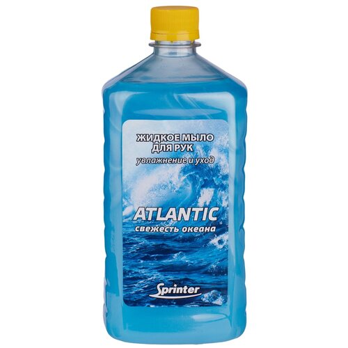 Мыло жидкое Спринтер ATLANTIC 1 л. (крышка)