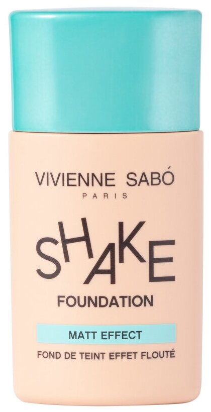 Vivienne Sabo Матирующий тональный крем/ Mattifying foundation/ Fond de teint Matifiant "Shakefoundation matt" тон 03