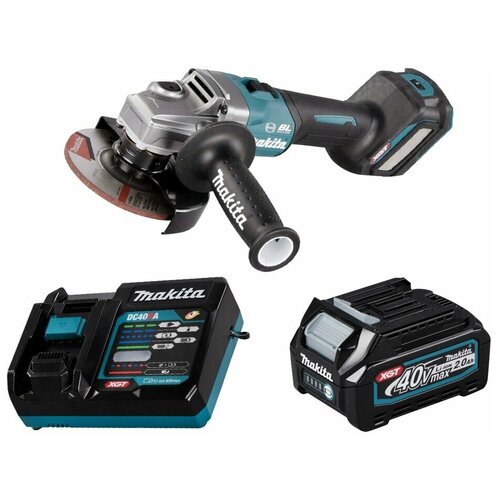 Шлифмашина угловая аккумуляторная 40В XGT 125мм Li-Ion 1x2Ач Makita GA023GA101 4646000₽